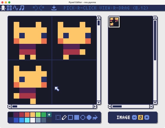 TIC-80-Farbpalette (Sweety 16)