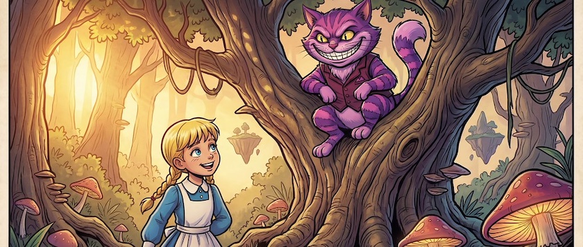 Heureka! Alice lächelt