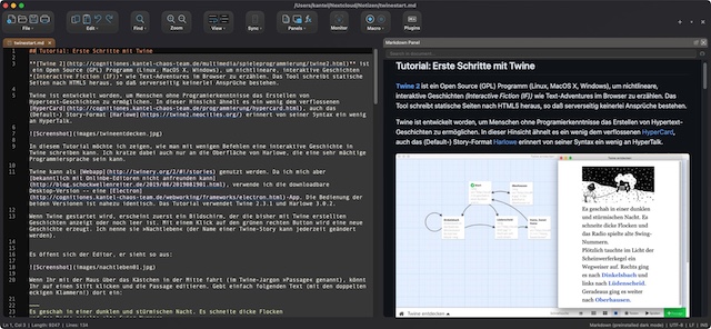 Nextpad++ als Markdown-Editor